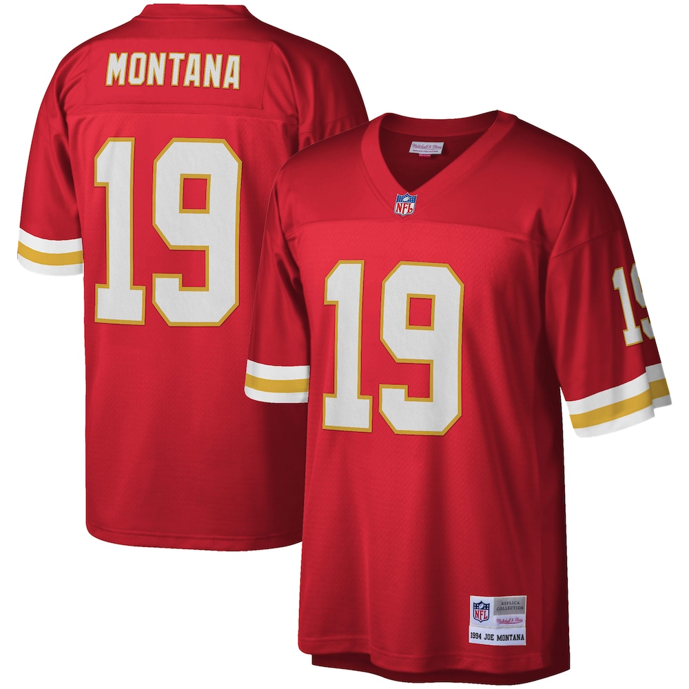 Joe Montana Kansas City Chiefs Mitchell x Ness Legacy Replica Jersey | Red