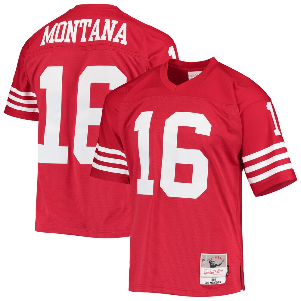 Joe Montana San Francisco 49ers Mitchell x Ness Legacy Replica Jersey | Scarlet