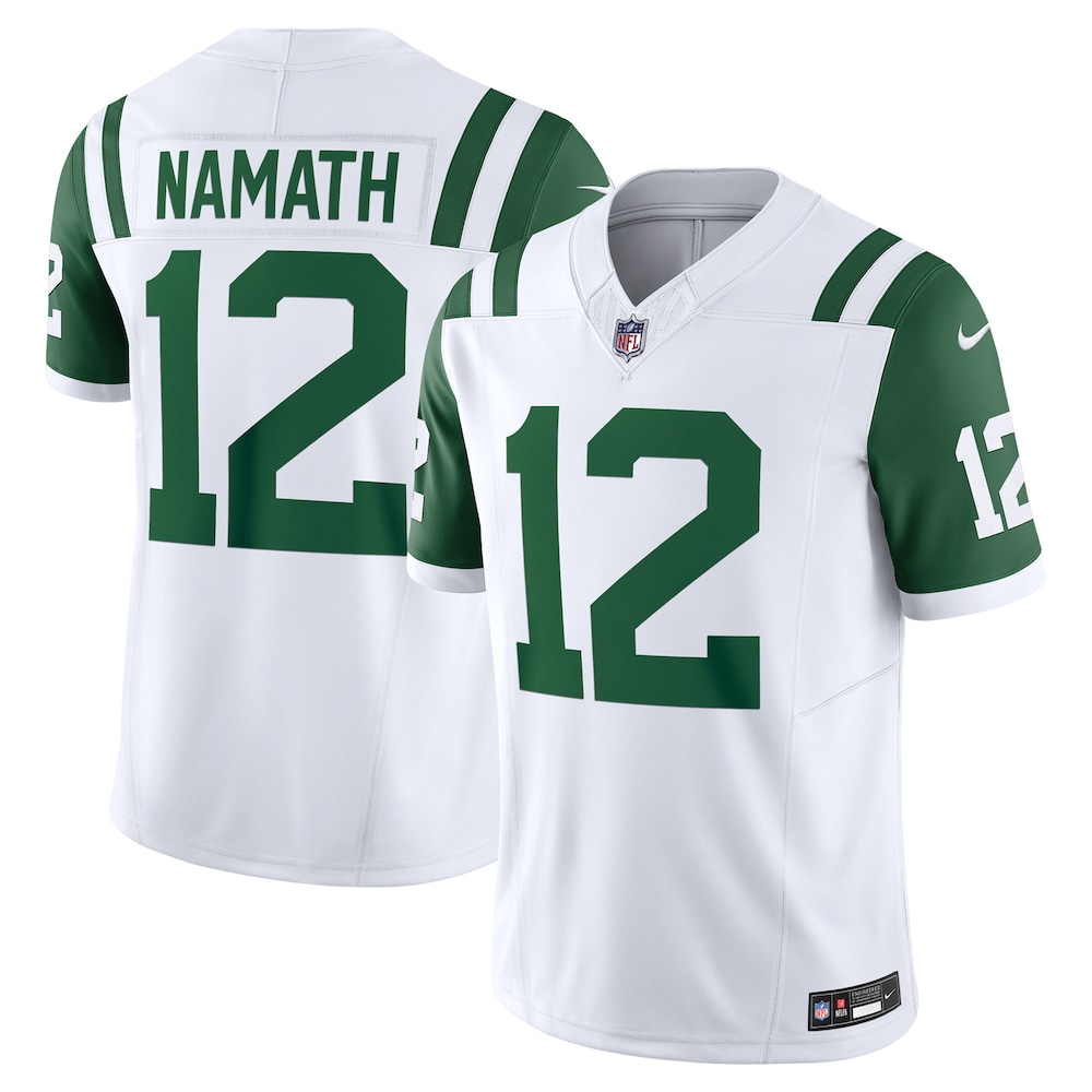 Joe Namath New York Jets Classic Alternate Vapor F.U.S.E. Retired Player Limited Jersey | White