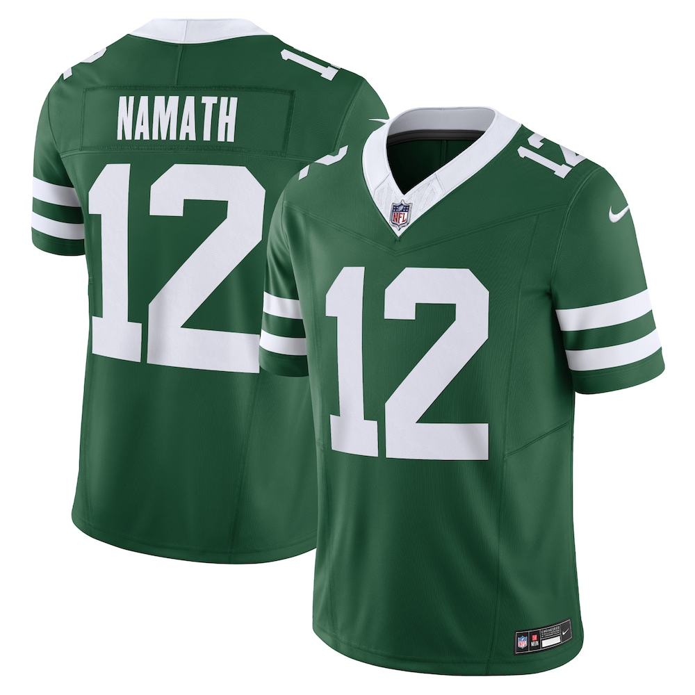 Joe Namath New York Jets Nike Vapor F.U.S.E. Limited Jersey - Legacy Green