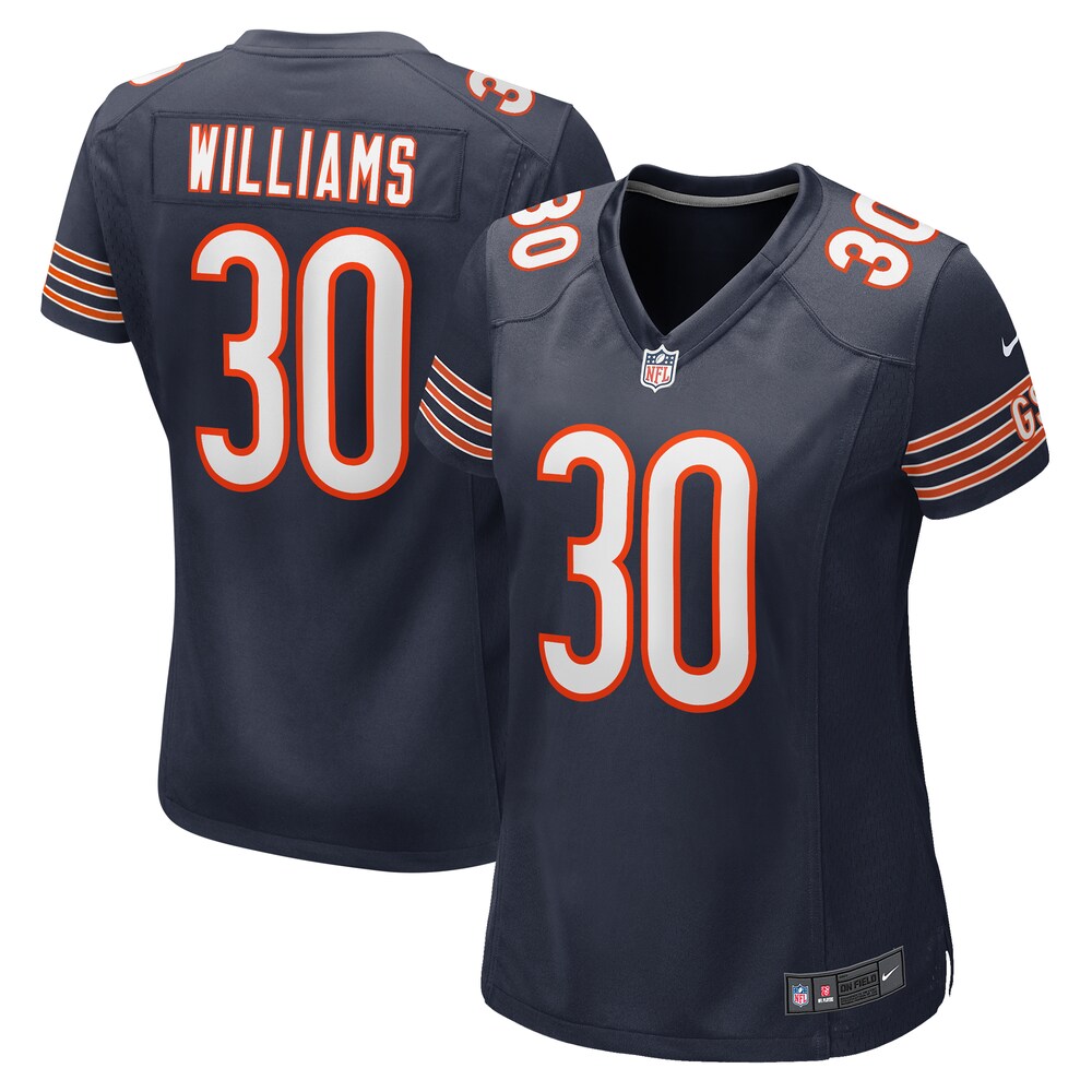 Joejuan Williams Chicago Bears Women's  Game Jersey -  Navy