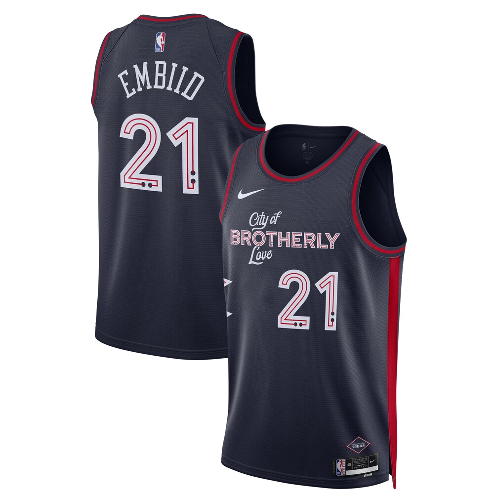 Joel Embiid Philadelphia 76ers Unisex 2023/24 Swingman Jersey | Navy | City Edition