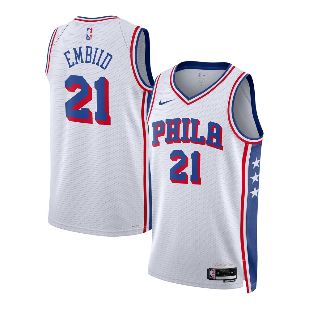 Joel Embiid Philadelphia 76ers Unisex Swingman Jersey | Association Edition | White