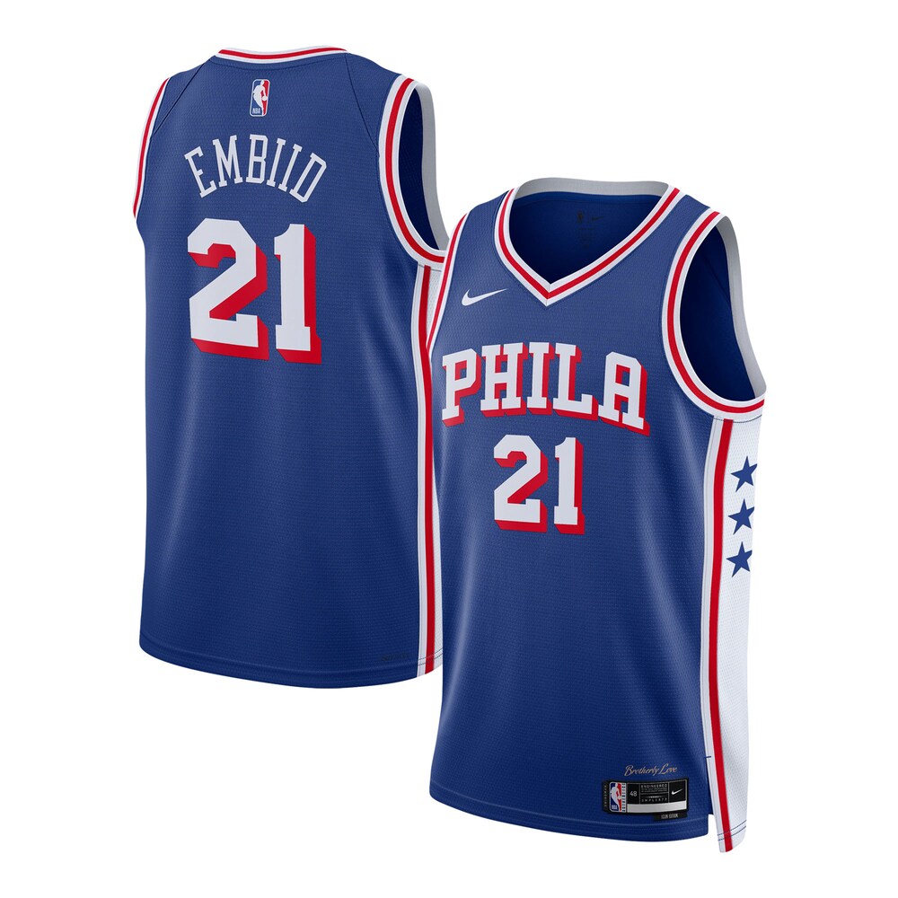 Joel Embiid Philadelphia 76ers Youth Swingman Jersey | Icon Edition | Royal