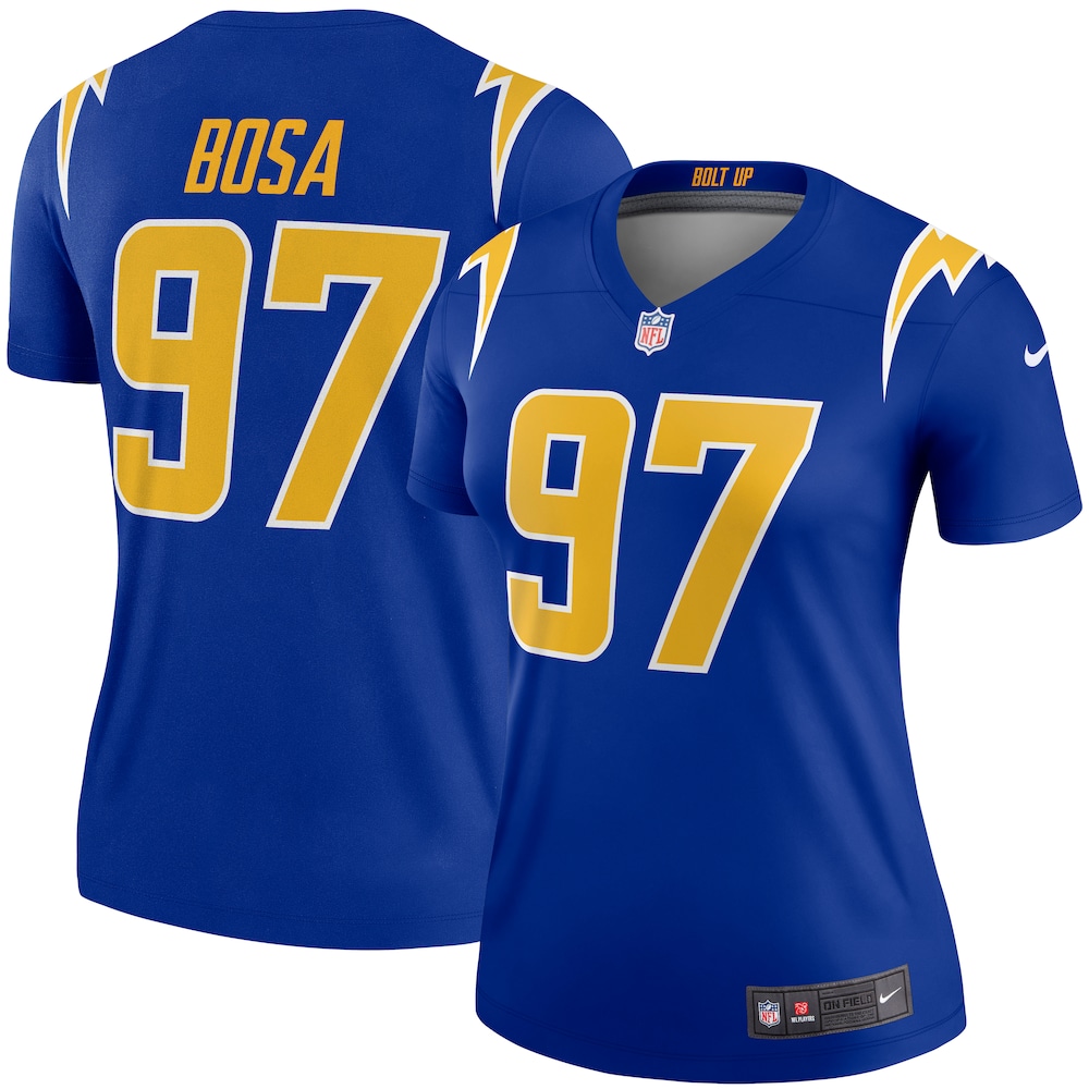 Joey Bosa Los Angeles Chargers Women's Alternate Legend Player Performance Top - Royal