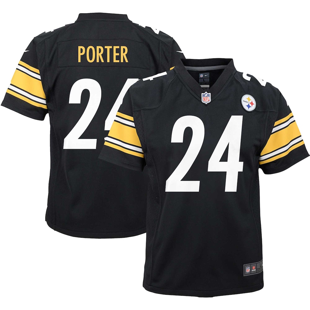 Joey Porter Jr. Pittsburgh Steelers Youth Game Jersey - Black