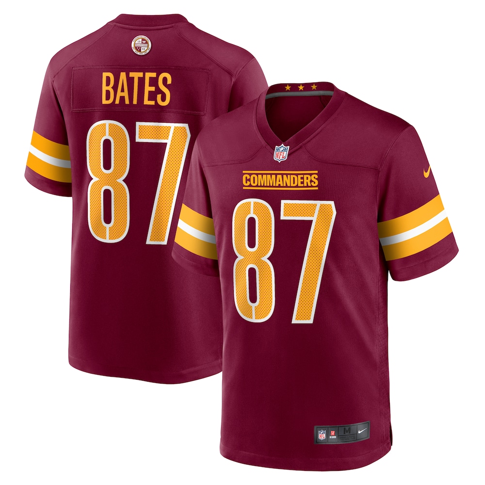 John Bates Washington Commanders  Game Jersey -  Burgundy