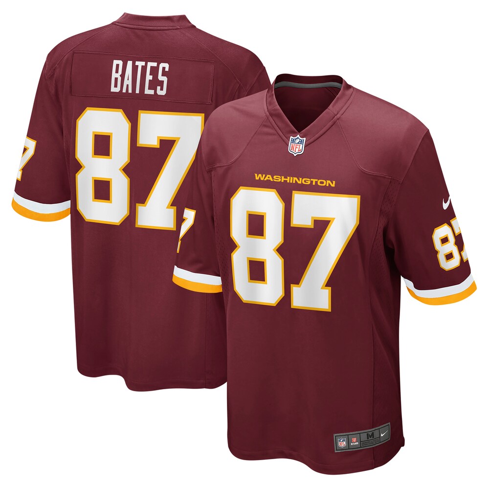 John Bates Washington Football Team Game Jersey - Burgundy