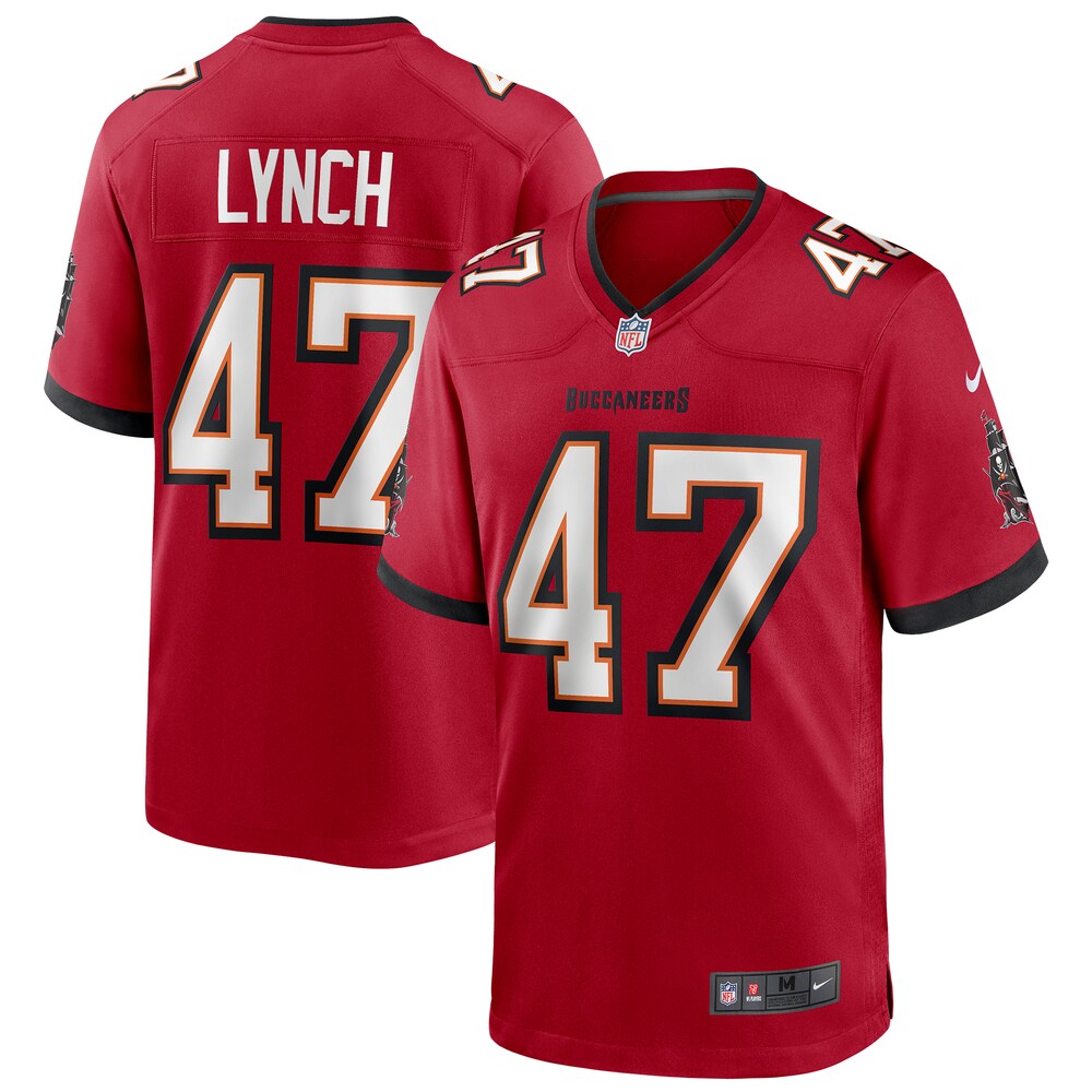 John Lynch Tampa Bay Buccaneers Game Retired Player Jersey - Red