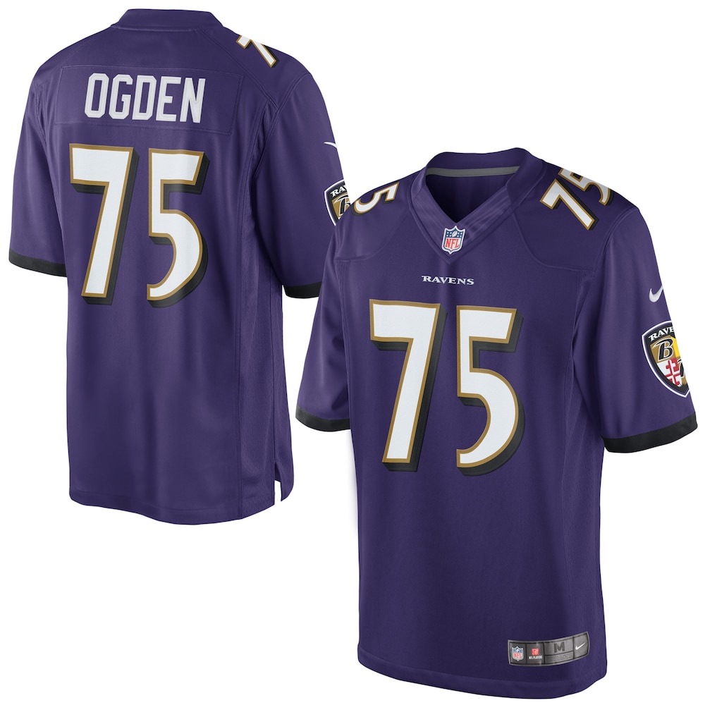 Jonathan Ogden Baltimore Ravens Retired Player Limited Jersey - Purple