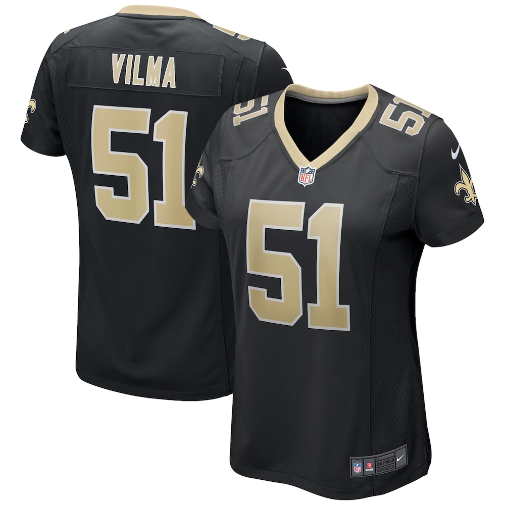 Jonathan Vilma New Orleans Saints Women's Game Retired Player Jersey | Black