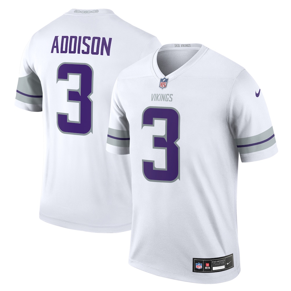 Jordan Addison Minnesota Vikings Alternate Legend Player Performance Top | White