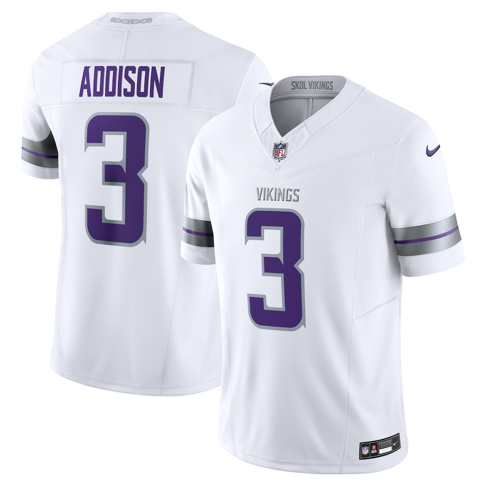 Jordan Addison Minnesota Vikings Alternate Vapor F.U.S.E. Limited Jersey | White