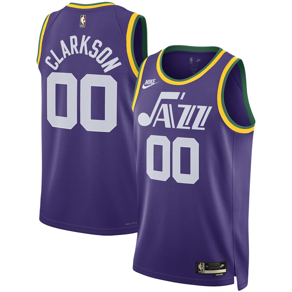 Jordan Clarkson Utah Jazz Unisex Swingman Replica Jersey - Classic Edition - Purple