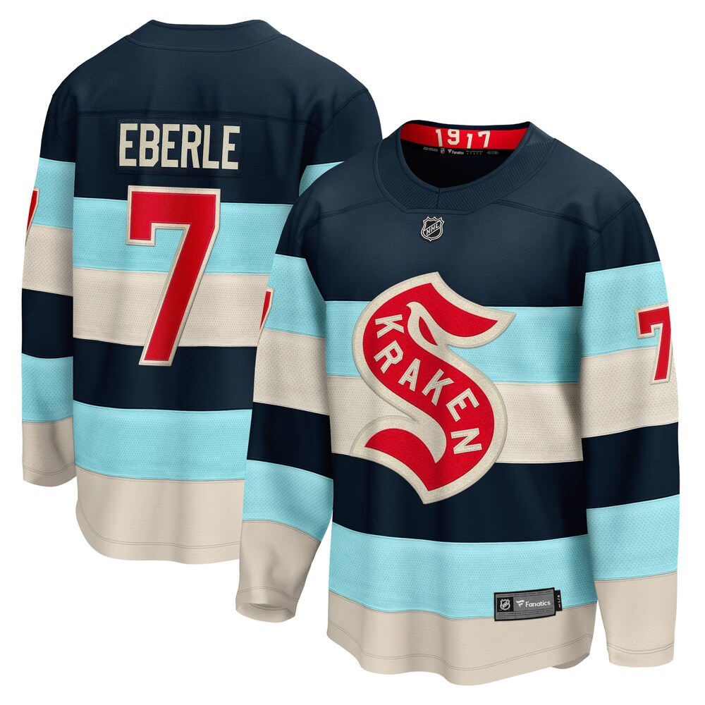 Jordan Eberle Seattle Kraken Fanatics Branded 2024 NHL Winter Classic Breakaway Player Jersey - Deep Sea Blue
