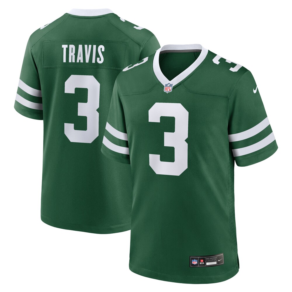 Jordan Travis New York Jets Team Game Jersey | Legacy Green