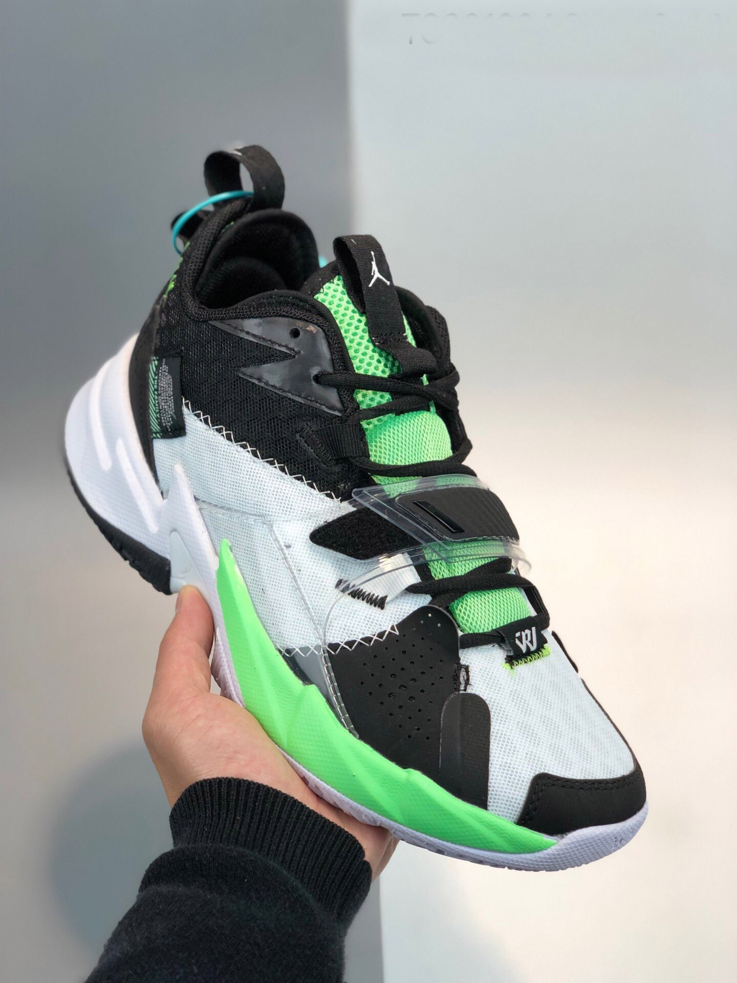 Jordan Why Not Zer0.3 Black White Green Shoes