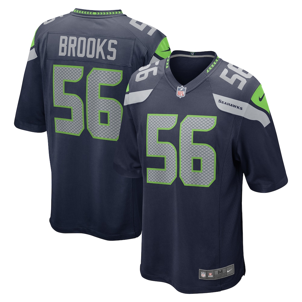 Jordyn Brooks Seattle Seahawks Player Game Jersey - College Navy