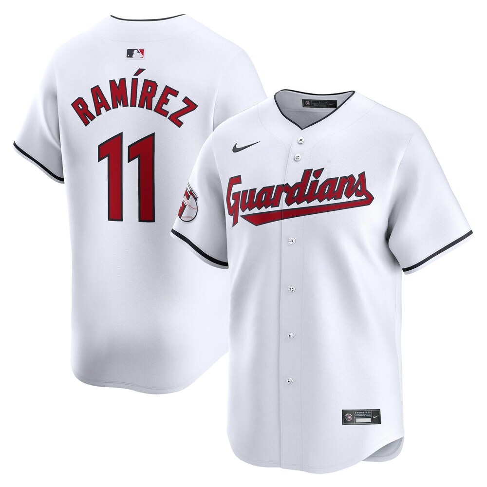 José Ramírez Cleveland Guardians Youth Home Limited Player Jersey – White