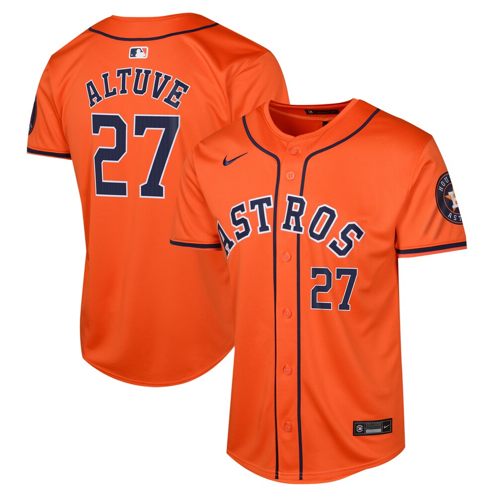 Jose Altuve Houston Astros Youth Alternate Limited Player Jersey – Orange