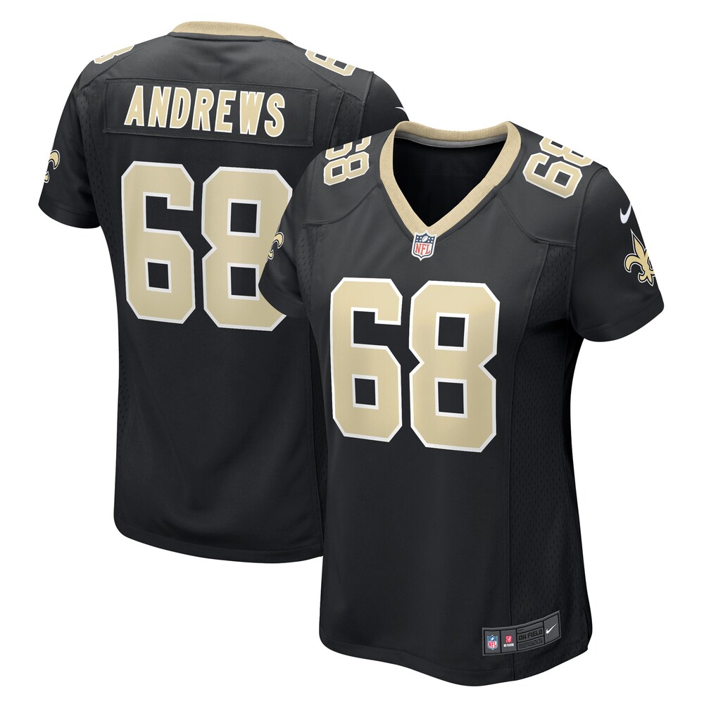 Josh Andrews New Orleans Saints Women's Game Player Jersey | Black