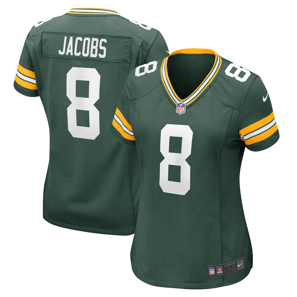 Josh Jacobs Green Bay Packers Women's Team Game Jersey |  Green