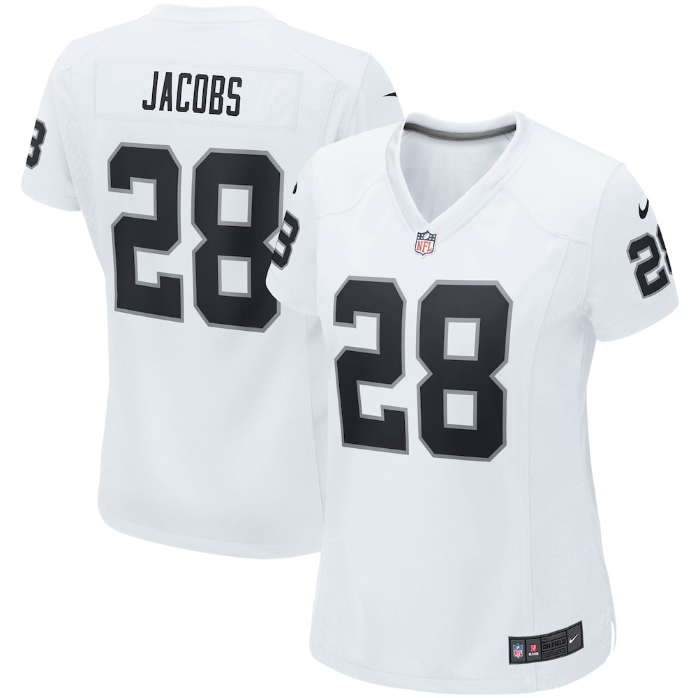 Josh Jacobs Las Vegas Raiders Women's Player Game Team Jersey | White