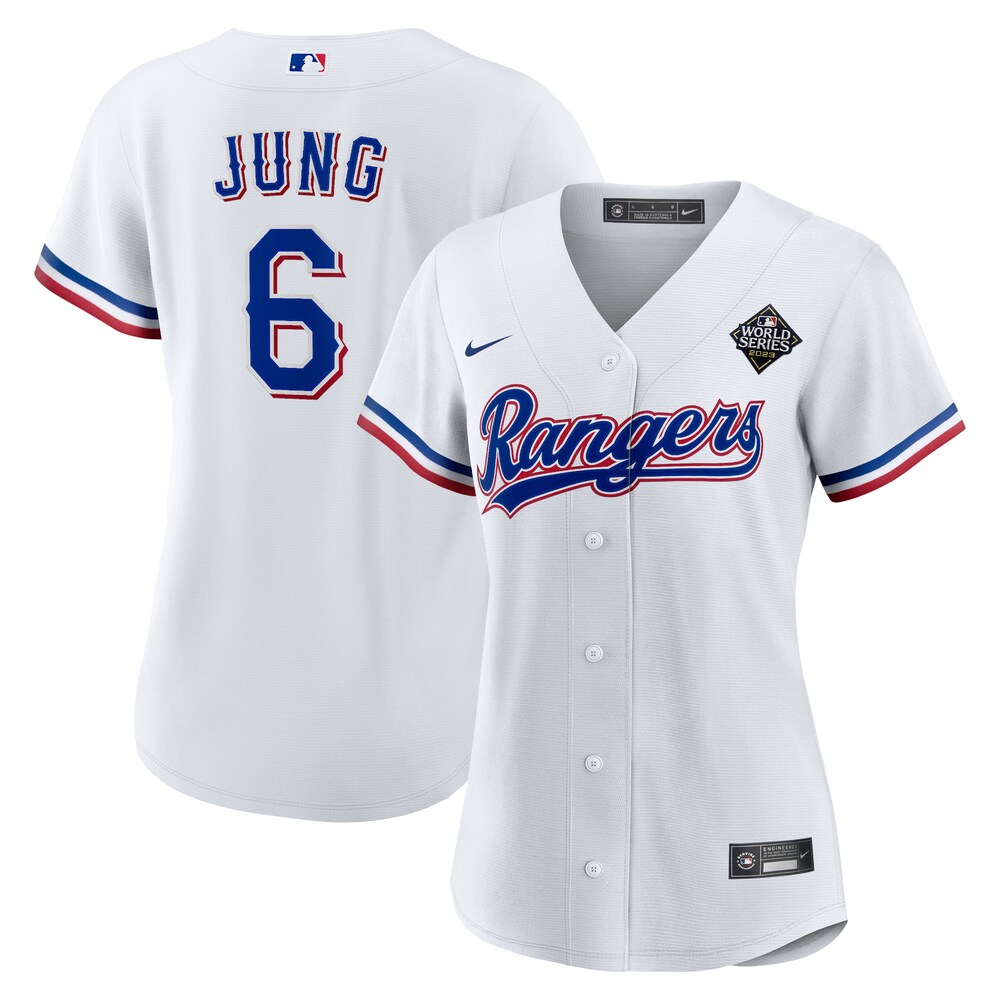 Josh Jung Texas Rangers Nike Women's 2023 World Series Replica Player Jersey - White
