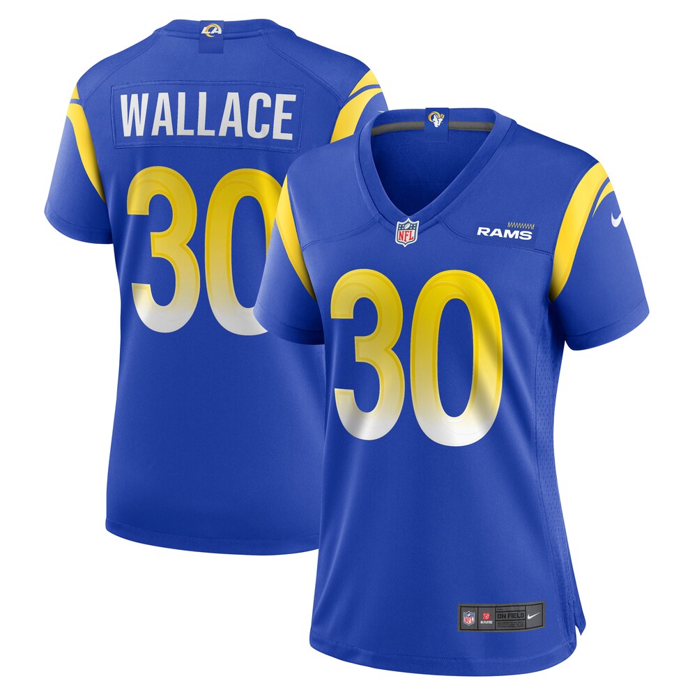 Josh Wallace Los Angeles Rams Women's Game Jersey |  Royal