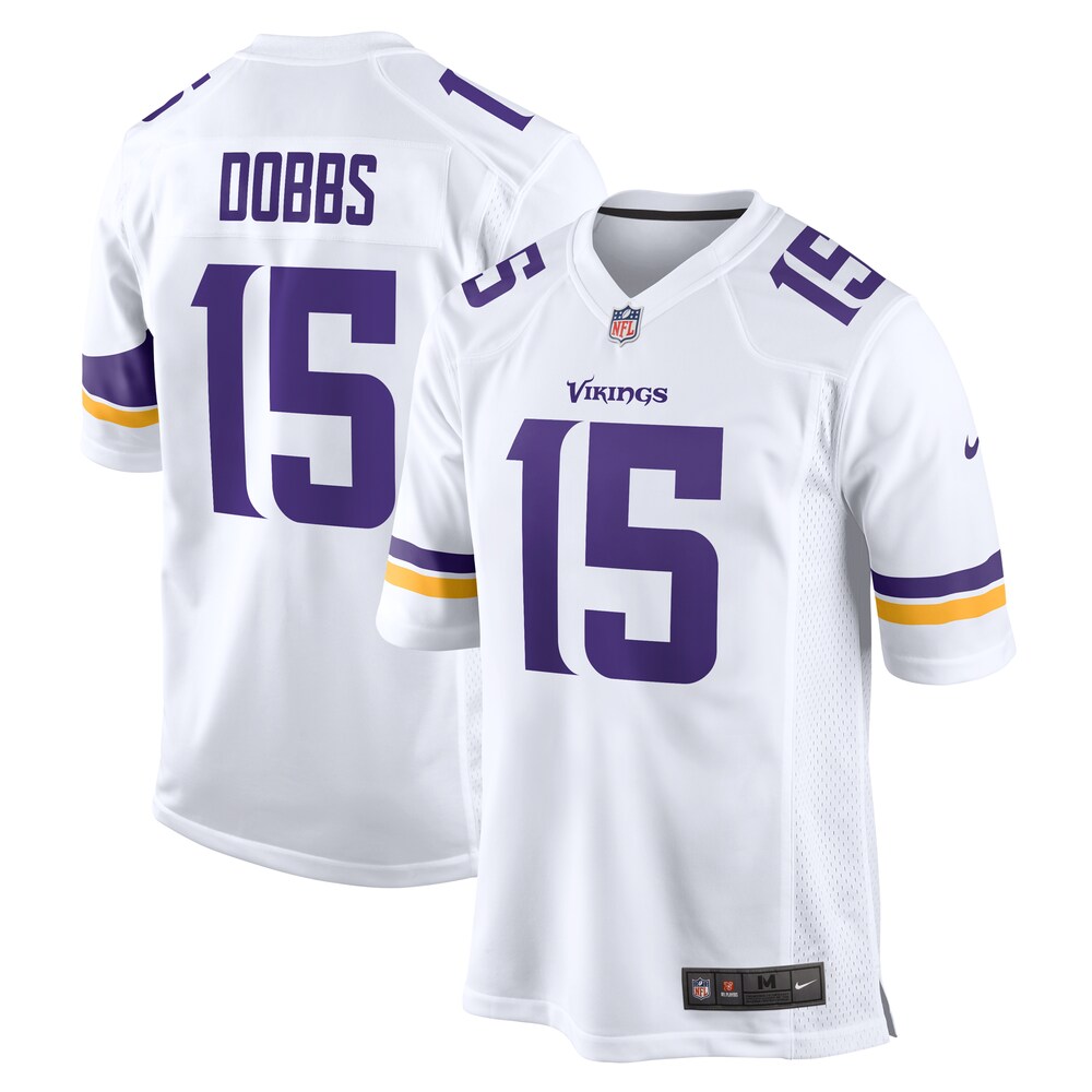 Joshua Dobbs Minnesota Vikings Nike Game Jersey - White