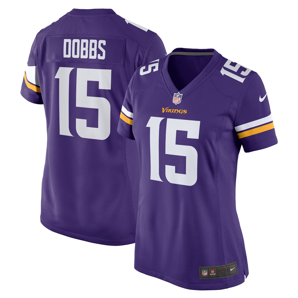 Joshua Dobbs Minnesota Vikings Nike Women's  Game Jersey -  Purple
