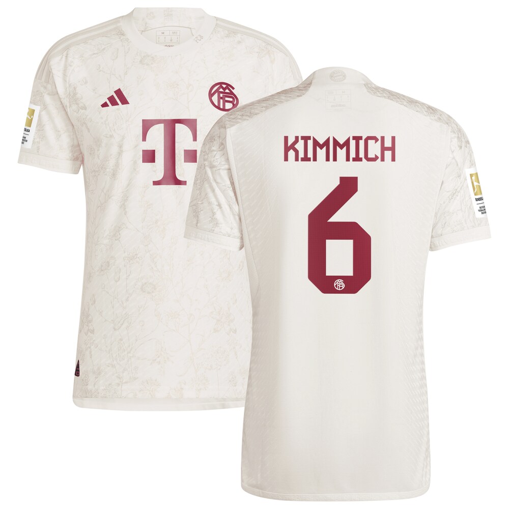 Joshua Kimmich Bayern Munich 2023/24 Third Jersey - White