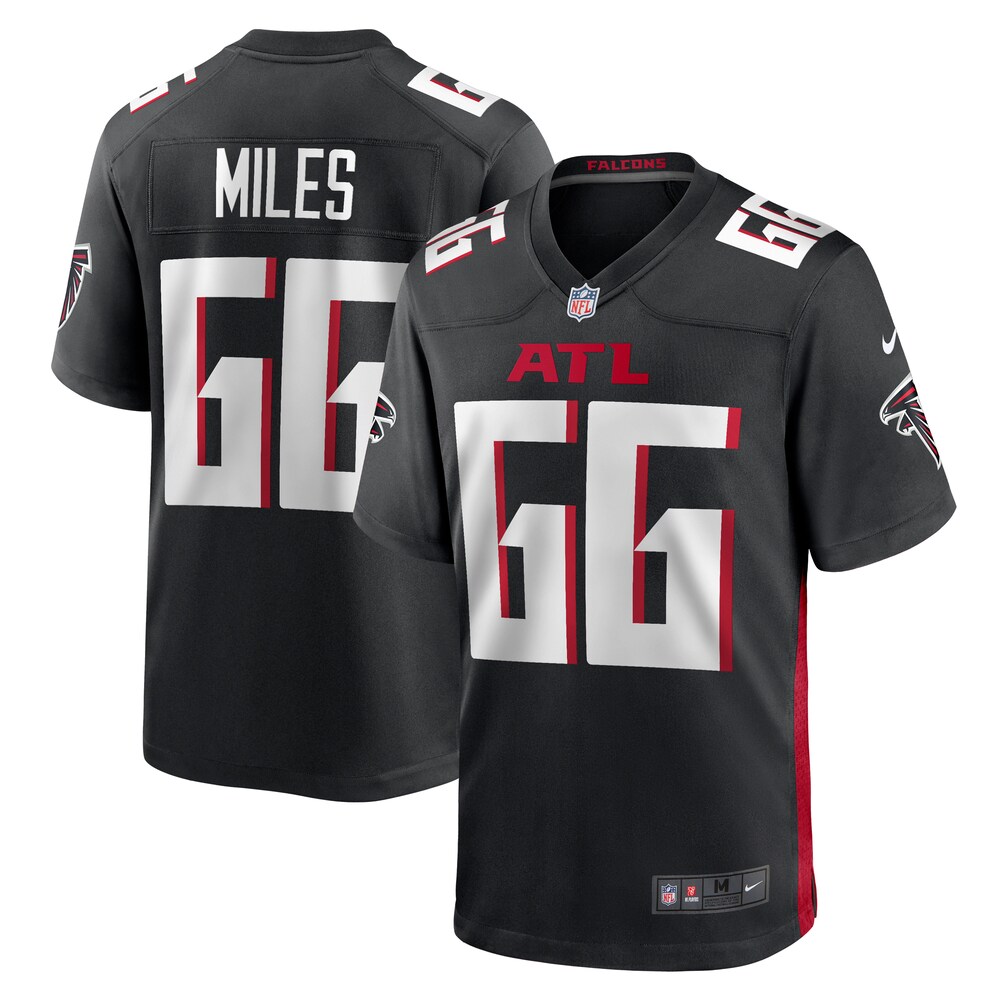 Joshua Miles Atlanta Falcons Nike  Game Jersey -  Black