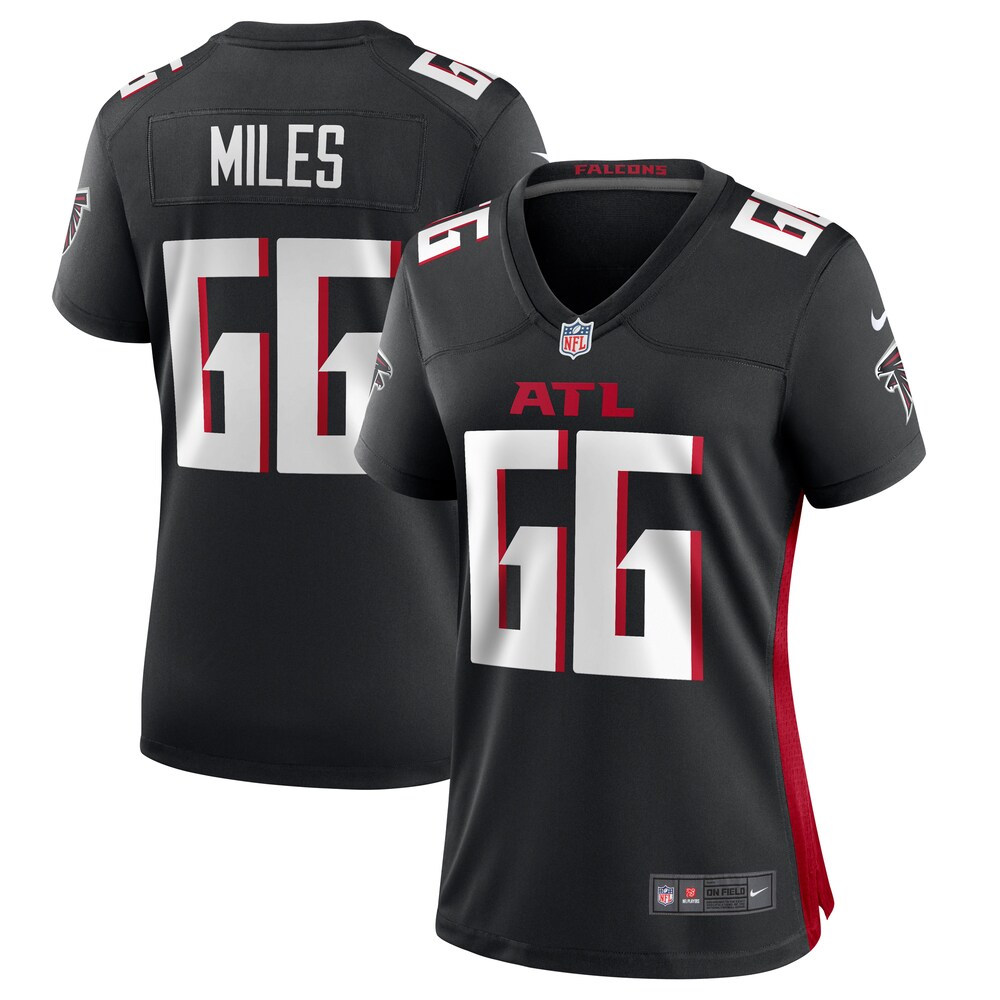Joshua Miles Atlanta Falcons Nike Women's  Game Jersey -  Black
