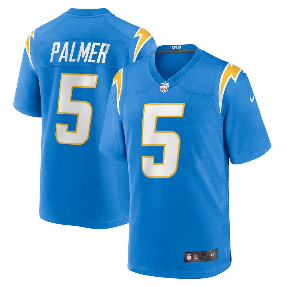 Joshua Palmer Los Angeles Chargers Game Player Jersey | Powder Blue