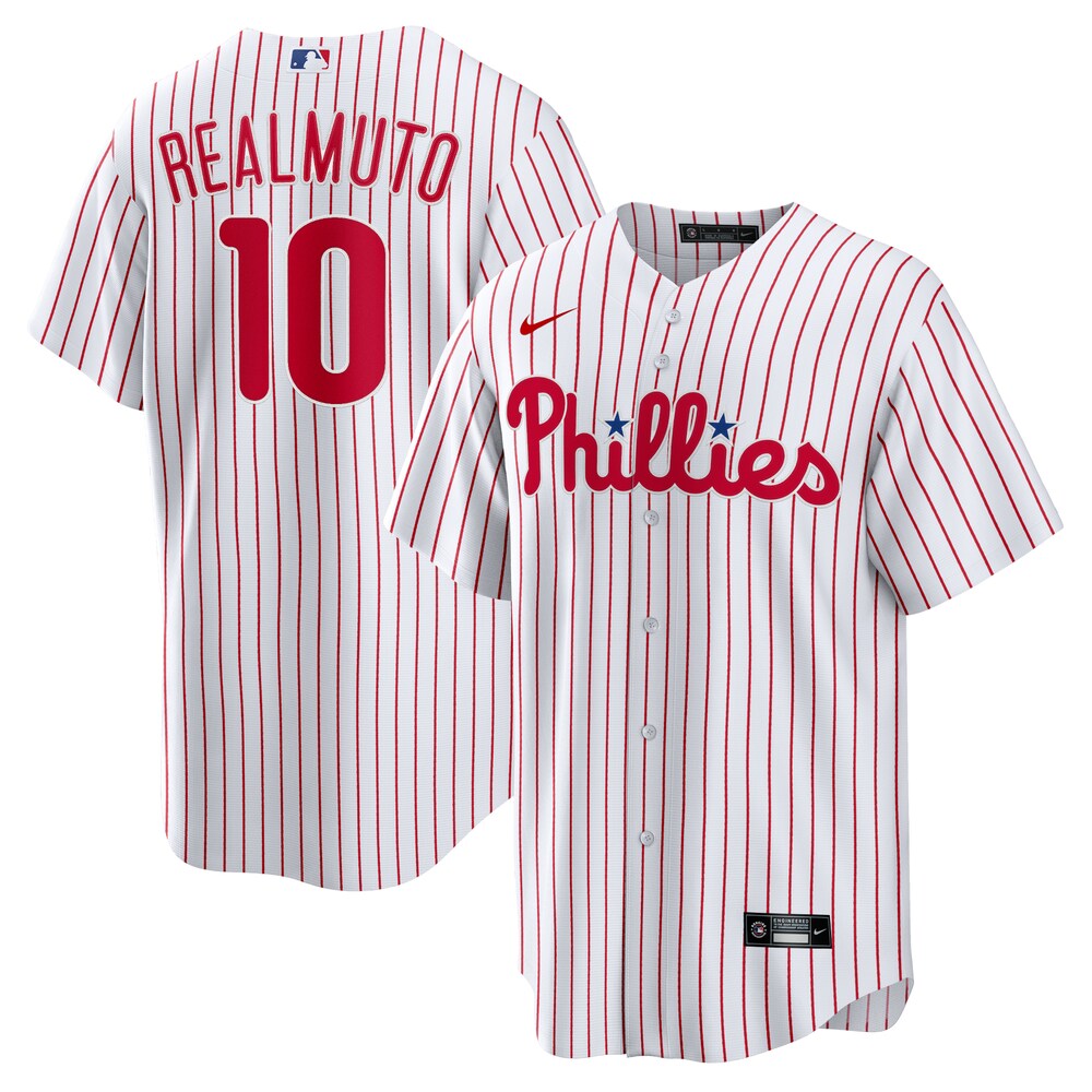 JT Realmuto Philadelphia Phillies Nike Home Replica Player Name Jersey - White