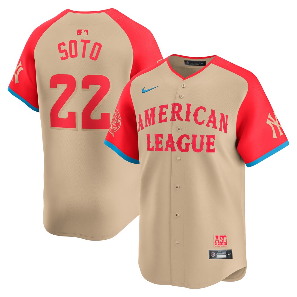 Juan Soto American League 2024 MLB All|Star Game Limited Player Jersey | Cream