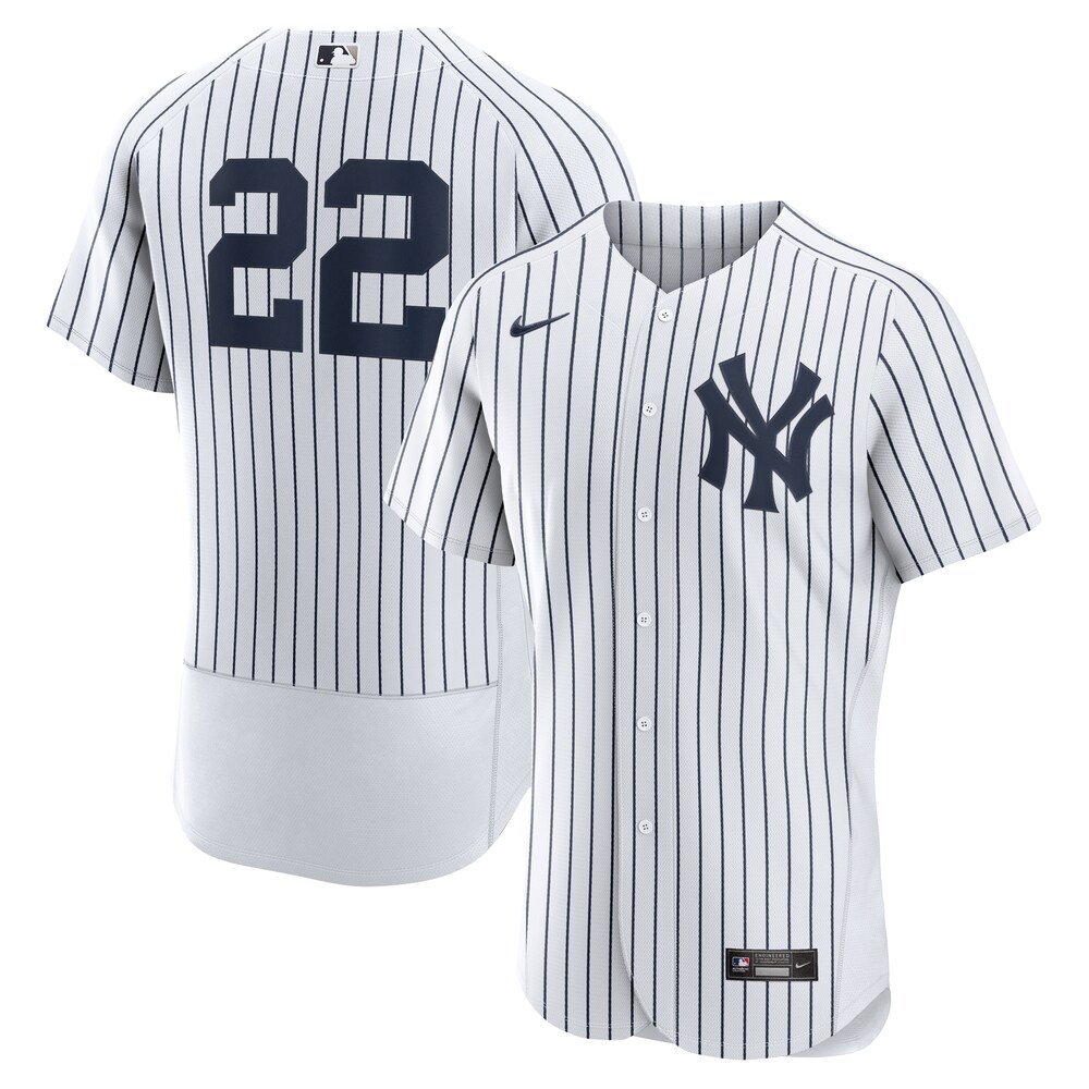 Juan Soto New York Yankees Nike Home Authentic Player JerseyÂ â€“ White