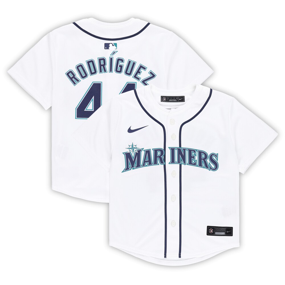 Julio Rodríguez Seattle Mariners Preschool Home Game Jersey - White