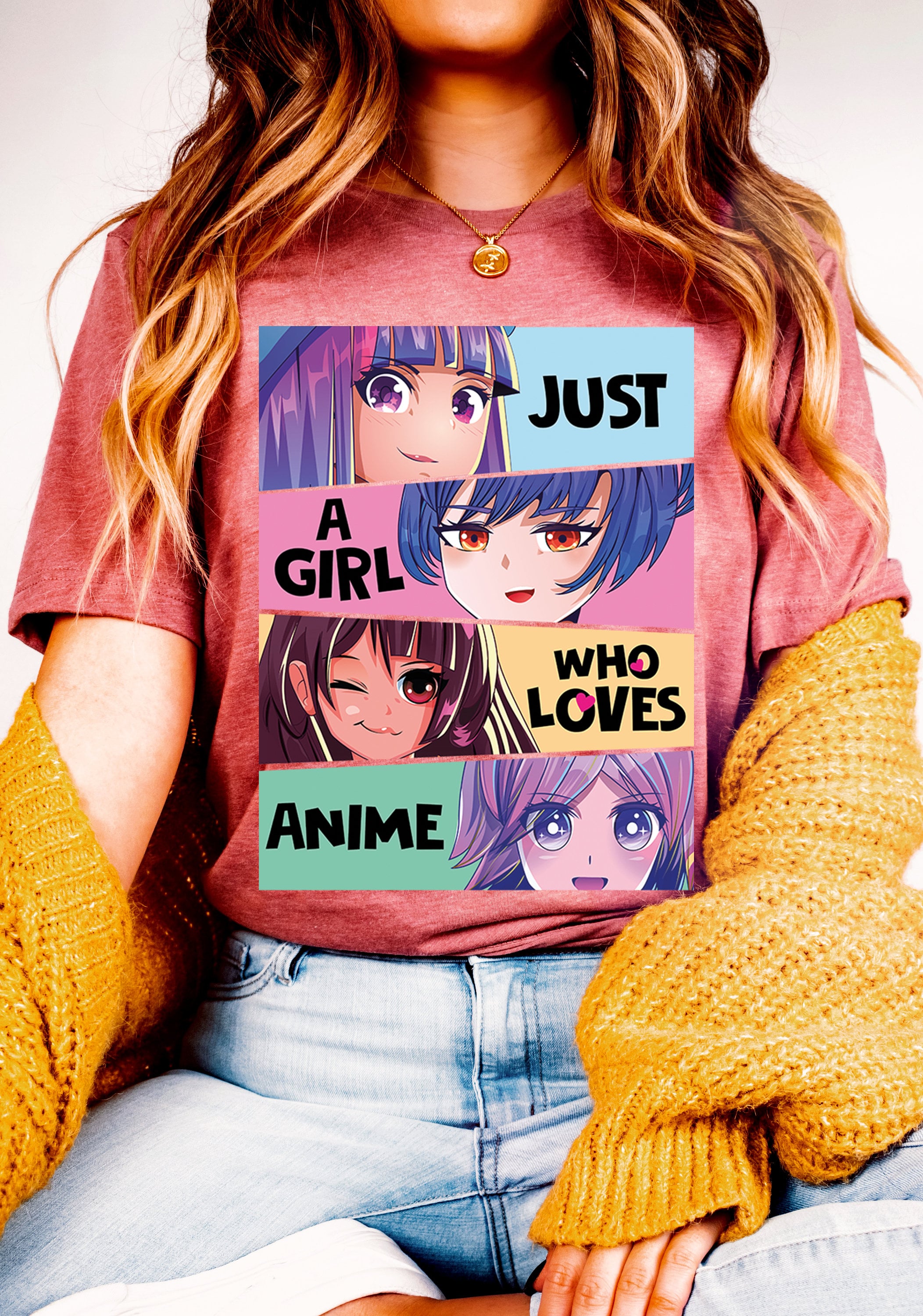 Just A Girl Who loves Anime shirt, Anime Lover Tshirt, Gift For Anime Lover, Cool Anime T-shirt, Anime Clothing, Anime Tshirt 1190105134