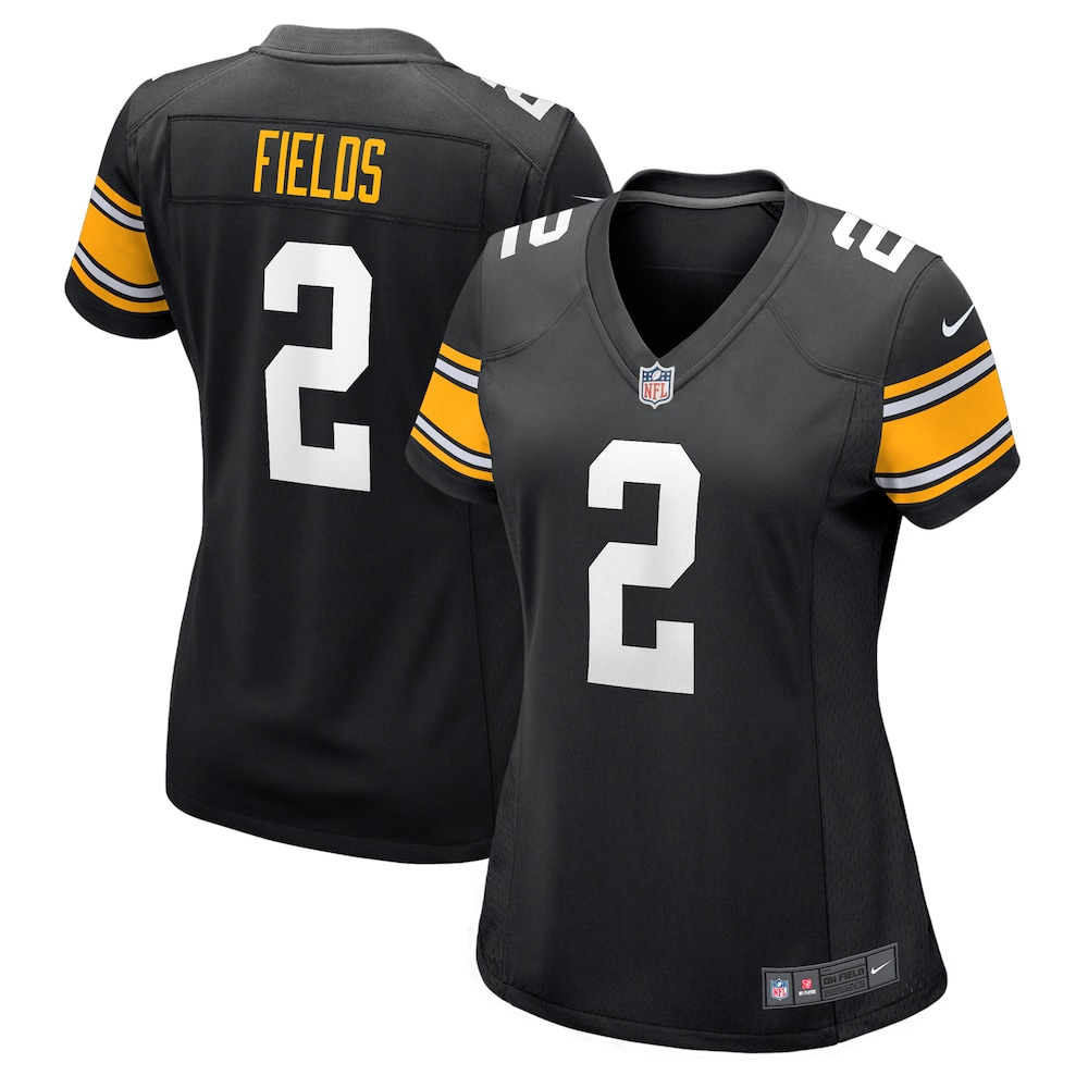 Justin Fields Pittsburgh Steelers Women's Alternate Game Jersey – Black