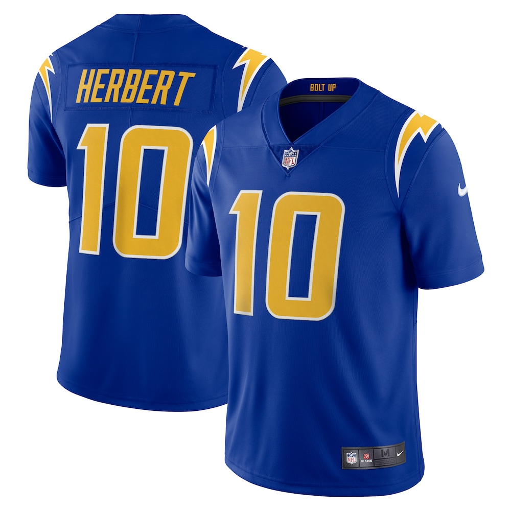 Justin Herbert Los Angeles Chargers Vapor Limited Jersey | Royal