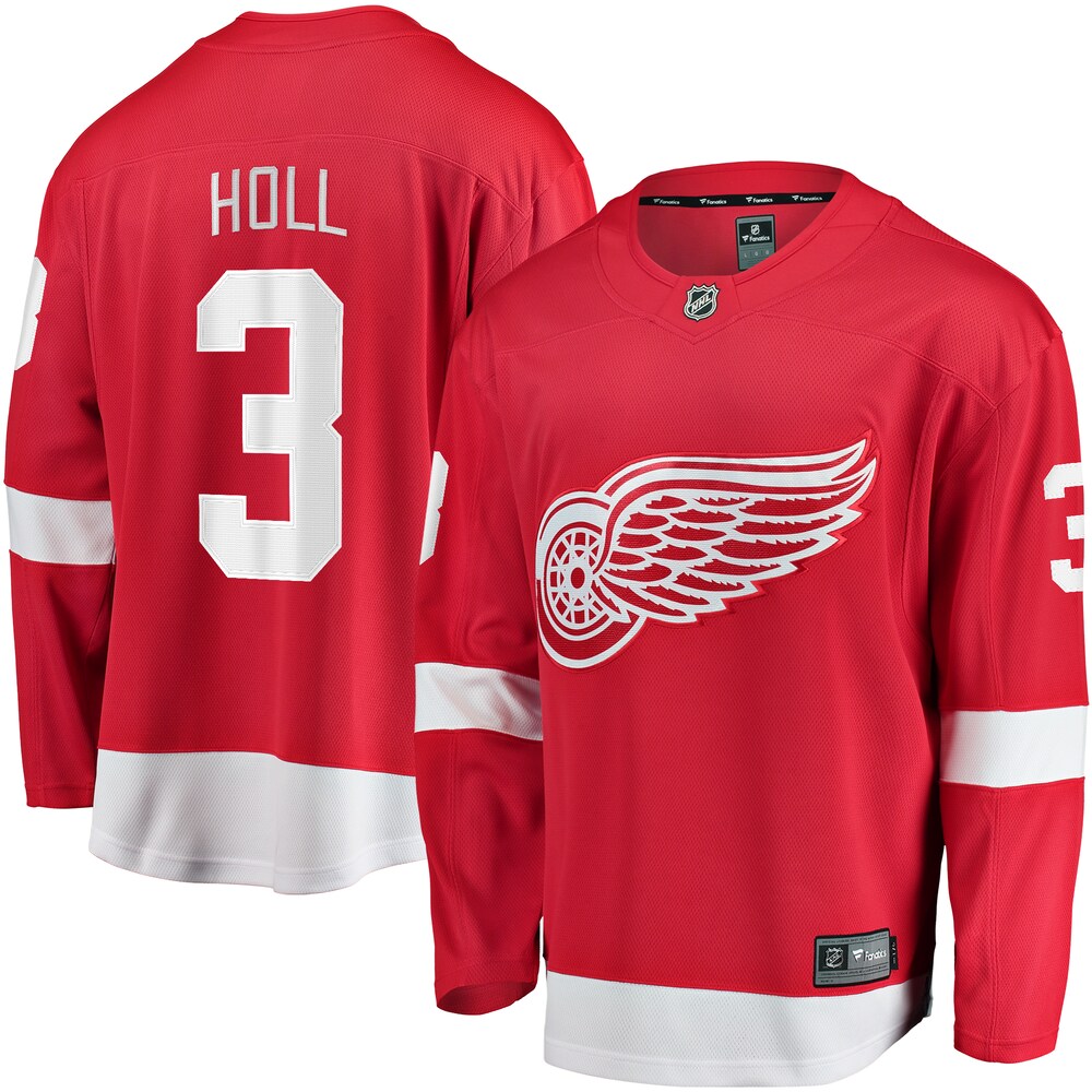Justin Holl Detroit Red Wings Fanatics Branded Home Breakaway Jersey - Red