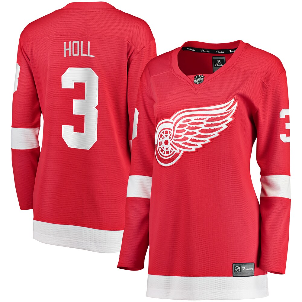 Justin Holl Detroit Red Wings Fanatics Branded Women's Home Breakaway Player Jersey - Red