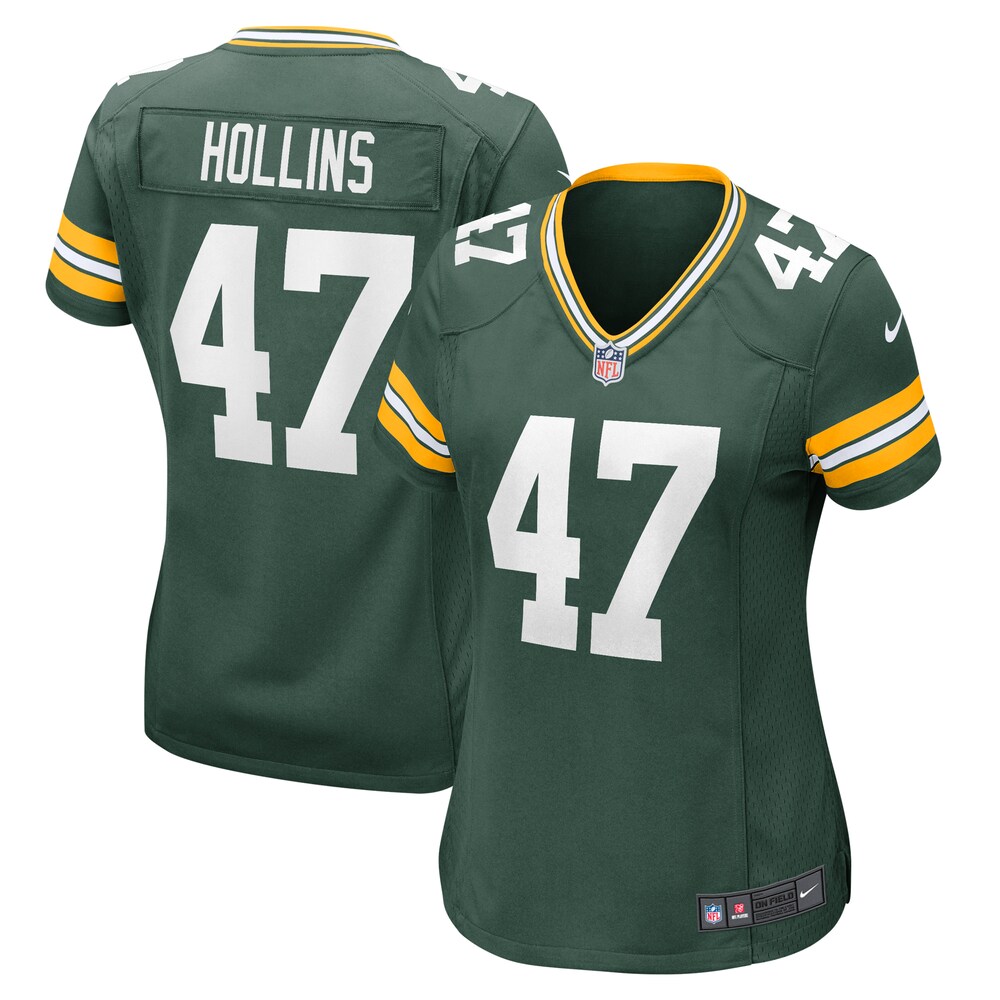 Justin Hollins Green Bay Packers Women's Home Game Player Jersey - Green