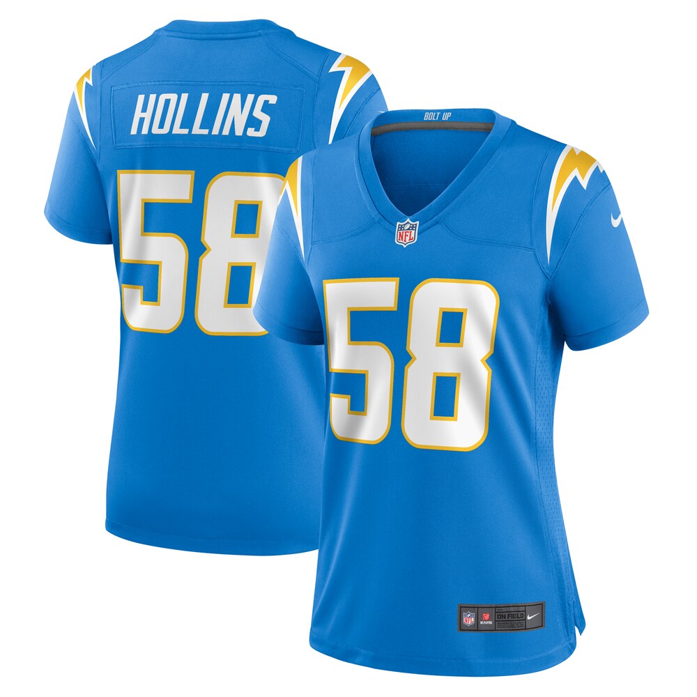 Justin Hollins Los Angeles Chargers Nike Women's  Game Jersey -  Powder Blue