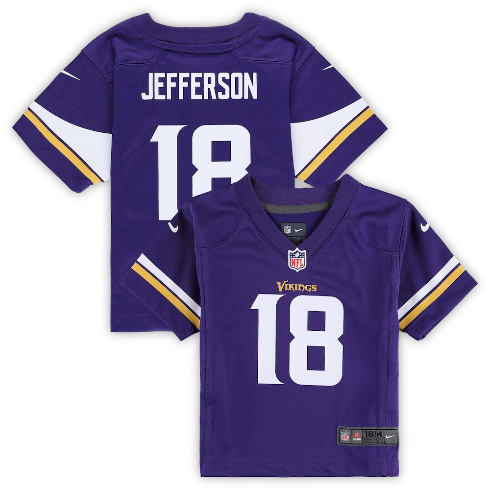 Justin Jefferson Minnesota Vikings Infant Player Game Jersey - Purple