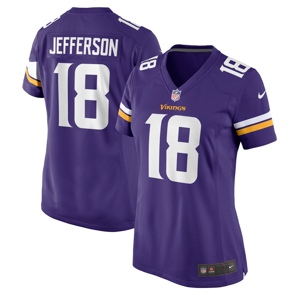 Justin Jefferson Minnesota Vikings Women's  Game Jersey |  Purple