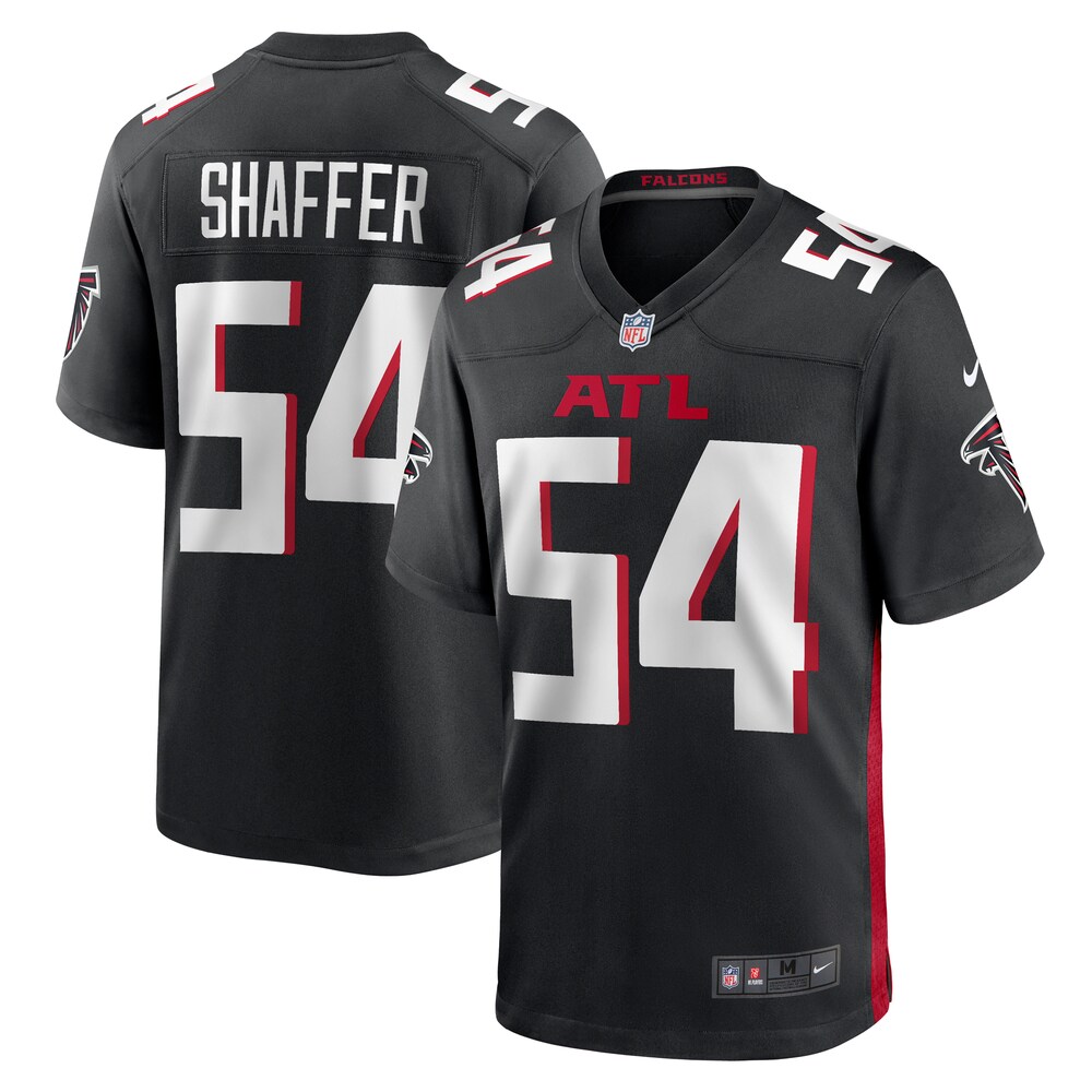 Justin Shaffer Atlanta Falcons Nike  Game Jersey -  Black