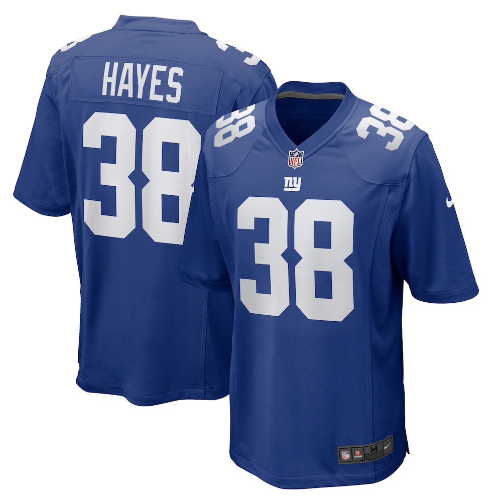 Kaleb Hayes New York Giants  Game Jersey |  Royal